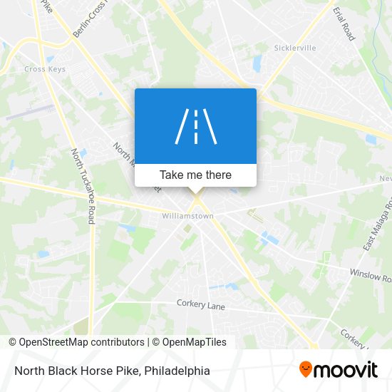 North Black Horse Pike map
