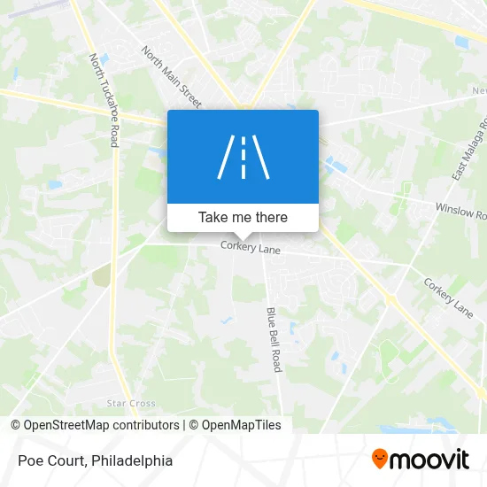 Poe Court map