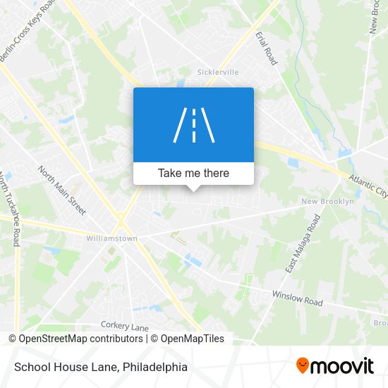 Mapa de School House Lane
