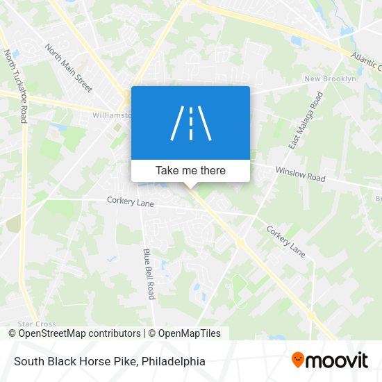 South Black Horse Pike map