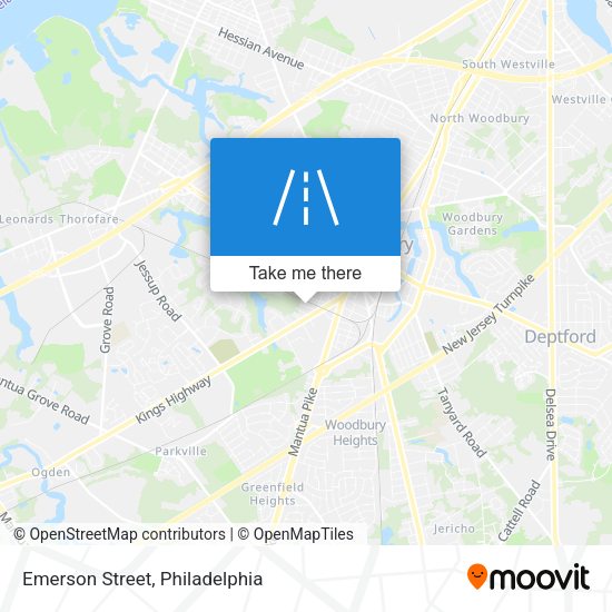 Mapa de Emerson Street