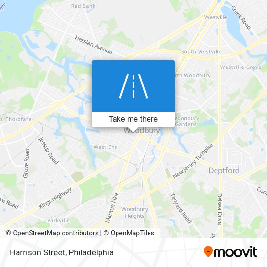 Mapa de Harrison Street