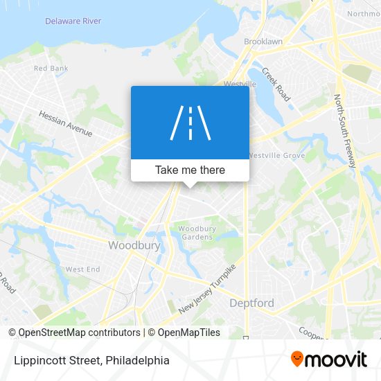 Mapa de Lippincott Street