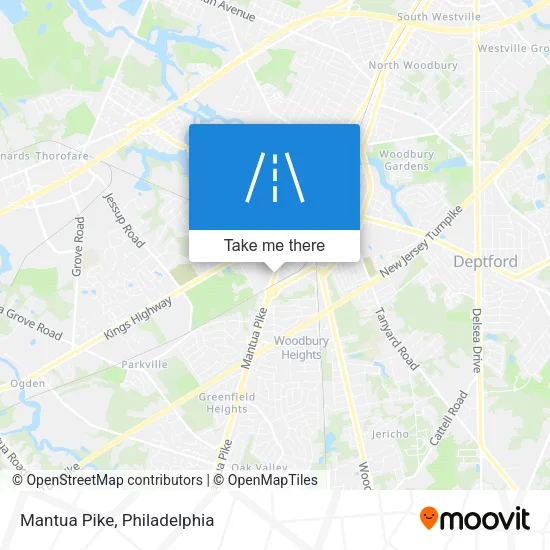 Mantua Pike map