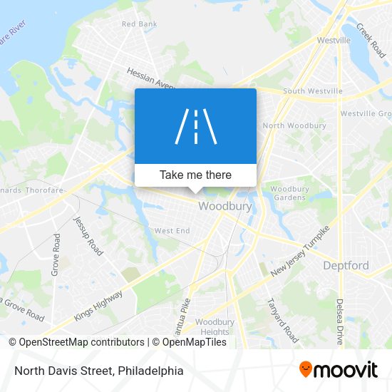 North Davis Street map