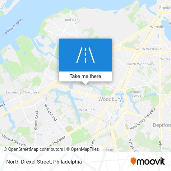 North Drexel Street map