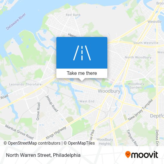 North Warren Street map