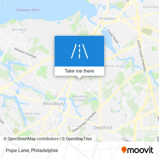 Mapa de Pope Lane