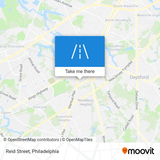 Mapa de Reid Street