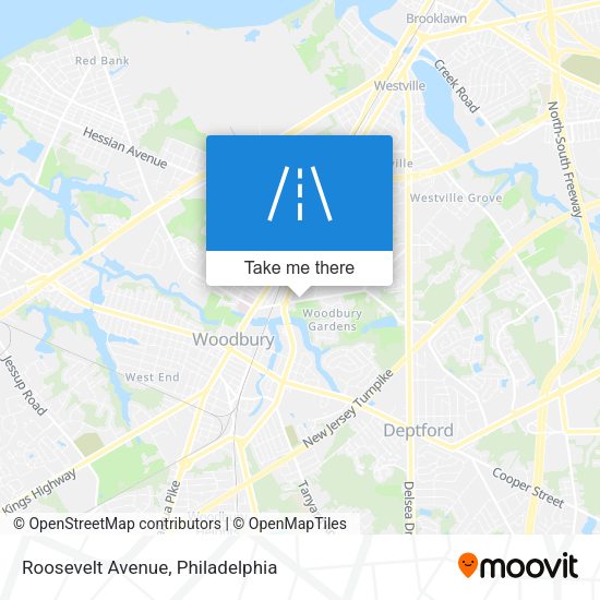 Mapa de Roosevelt Avenue