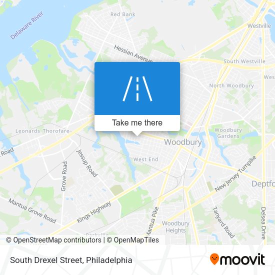 South Drexel Street map