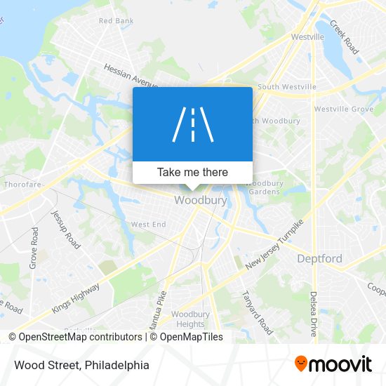 Mapa de Wood Street