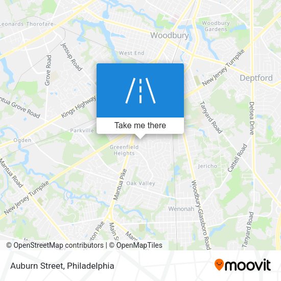 Mapa de Auburn Street