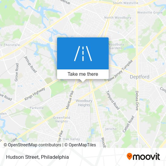Mapa de Hudson Street
