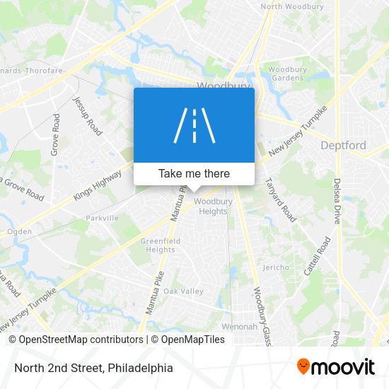 Mapa de North 2nd Street
