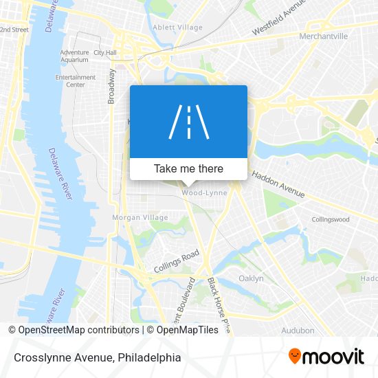 Mapa de Crosslynne Avenue