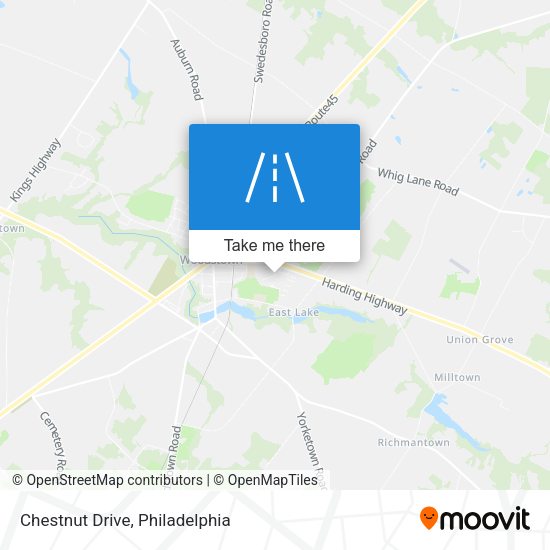 Mapa de Chestnut Drive