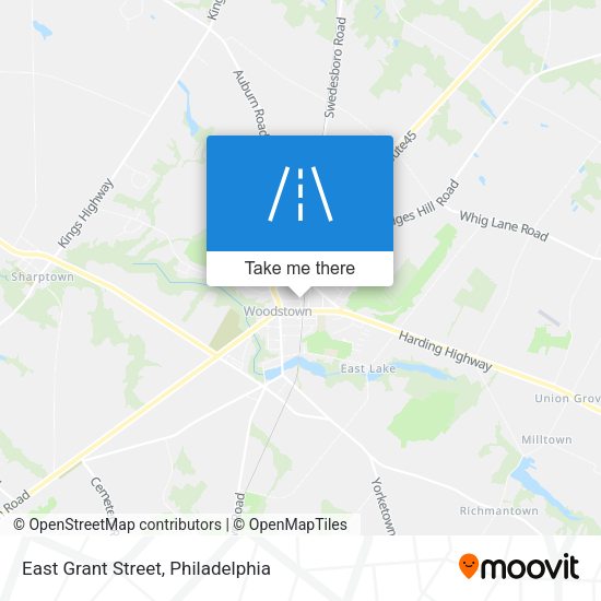 East Grant Street map