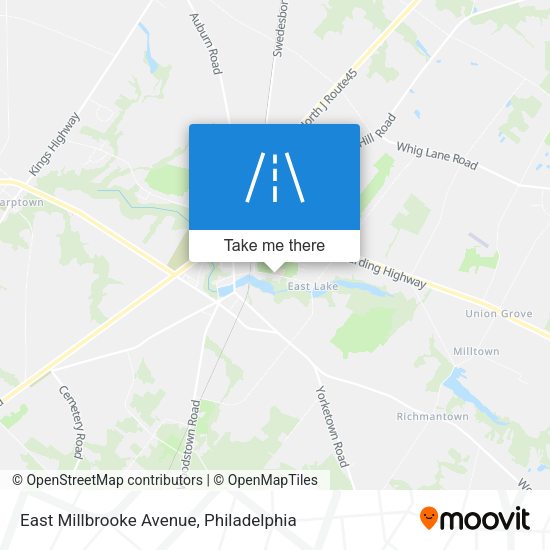 East Millbrooke Avenue map