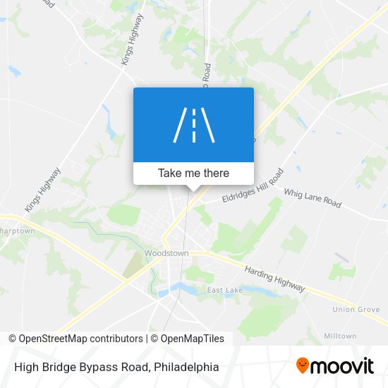 Mapa de High Bridge Bypass Road