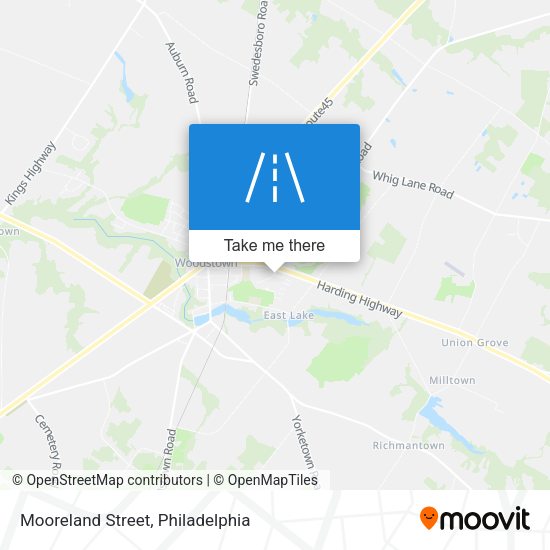 Mooreland Street map