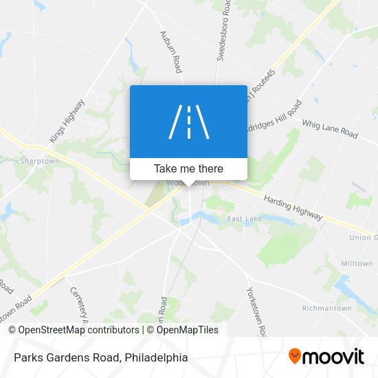 Mapa de Parks Gardens Road