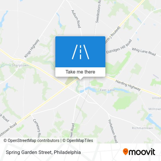 Spring Garden Street map