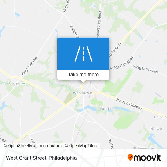 Mapa de West Grant Street