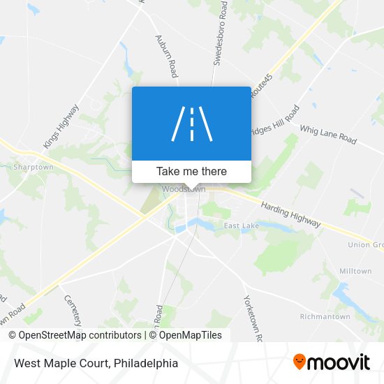 Mapa de West Maple Court