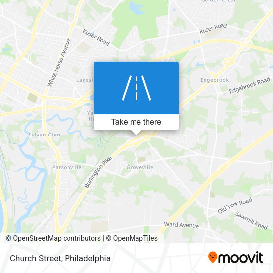 Mapa de Church Street