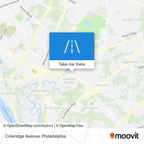 Mapa de Coleridge Avenue