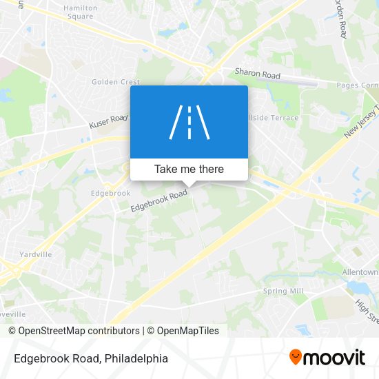 Mapa de Edgebrook Road