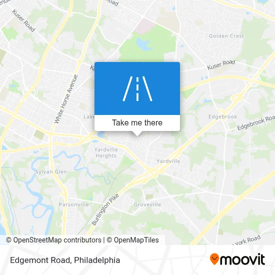 Edgemont Road map