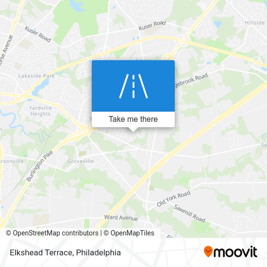 Elkshead Terrace map