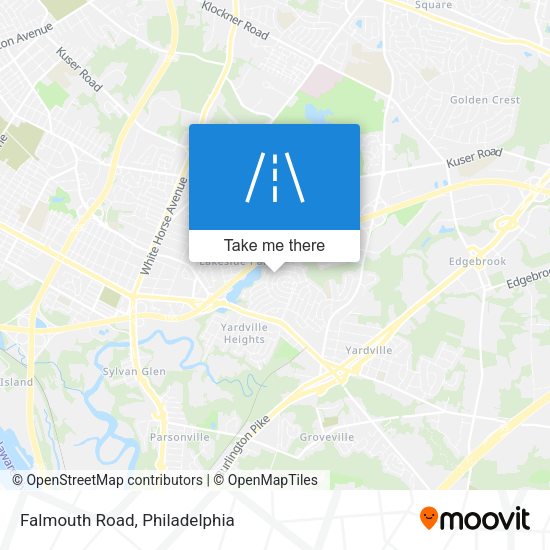 Mapa de Falmouth Road