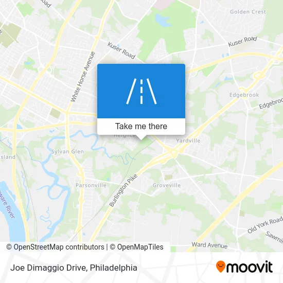 Joe Dimaggio Drive map