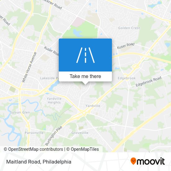 Mapa de Maitland Road