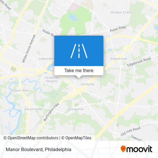 Mapa de Manor Boulevard