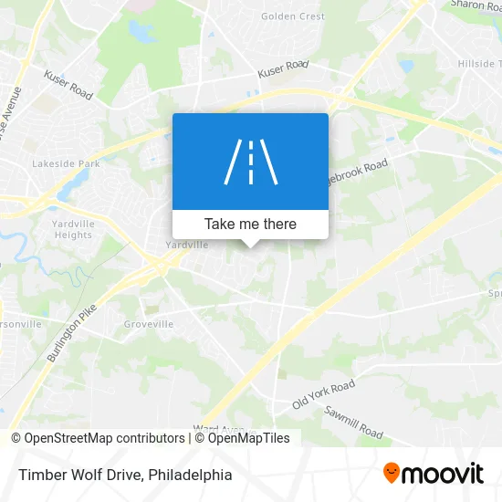 Timber Wolf Drive map