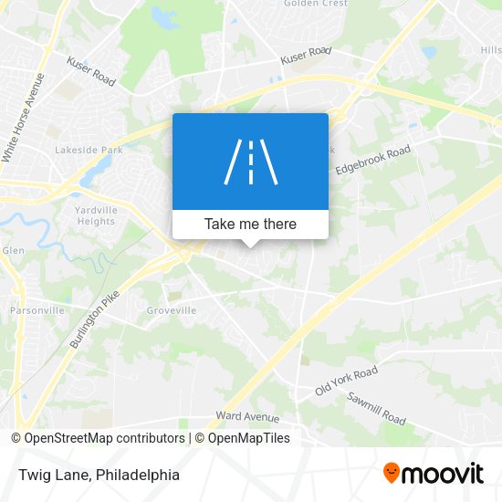 Mapa de Twig Lane