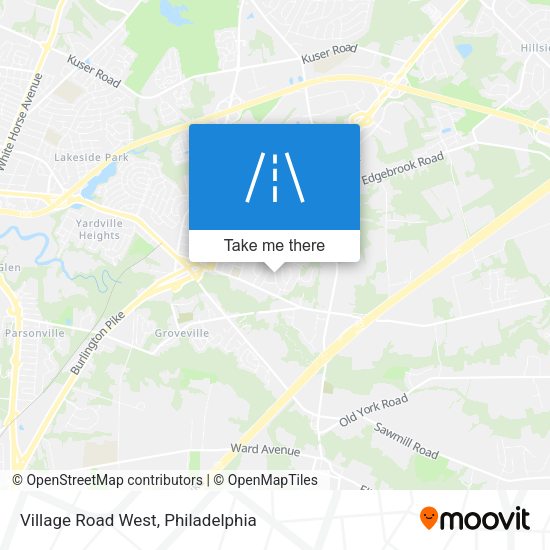 Village Road West map