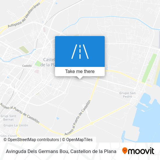 Avinguda Dels Germans Bou map
