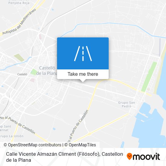 Calle Vicente Almazán Climent (Filósofo) map
