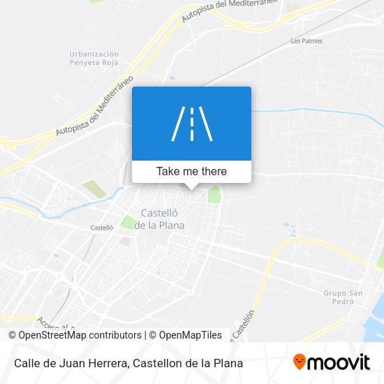 Calle de Juan Herrera map