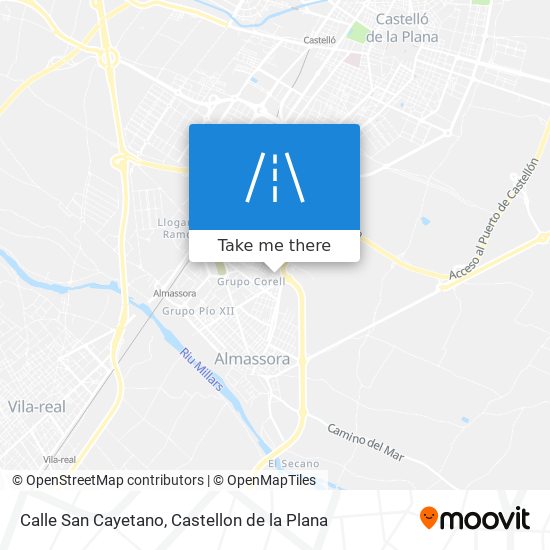 Calle San Cayetano map