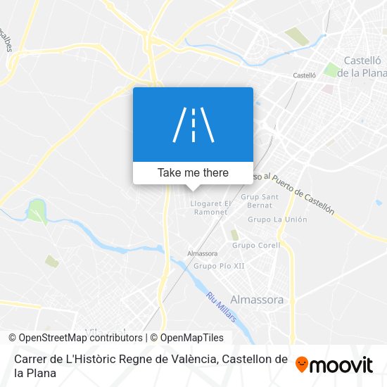 Carrer de L'Històric Regne de València map