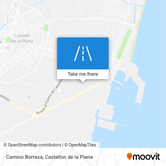 Camino Borrasa map