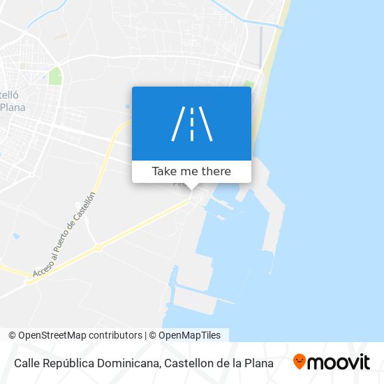 mapa Calle República Dominicana