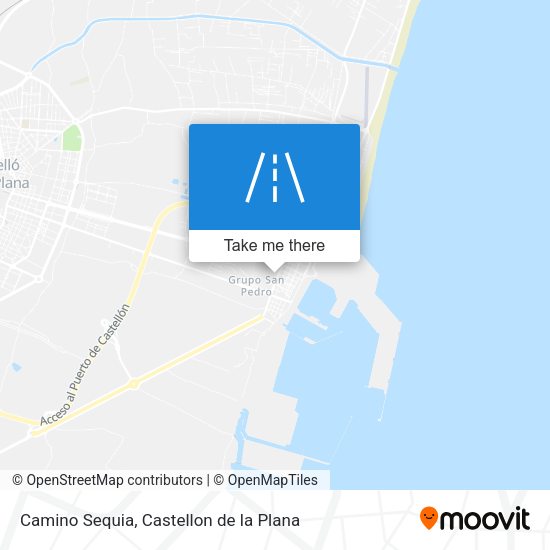 Camino Sequia map