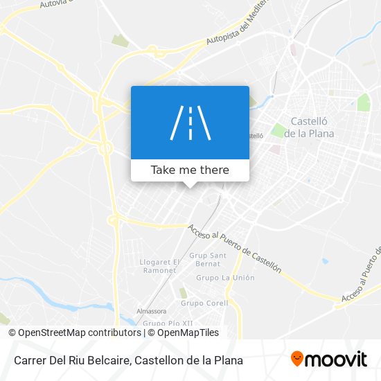 mapa Carrer Del Riu Belcaire